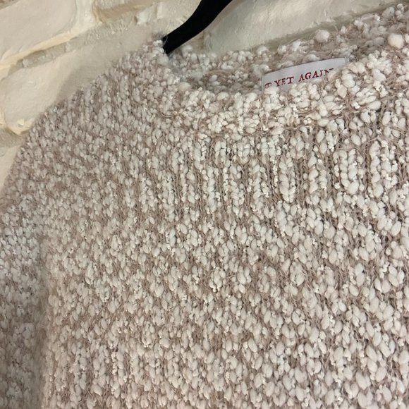 Fuzzy Sweater with Balloon Sleeve - Picture 2 of 5